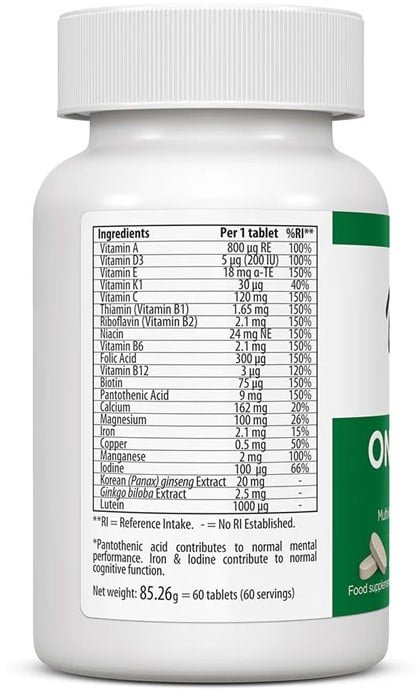 OneDaily 50+ – 60 caplets - Afbeelding 3