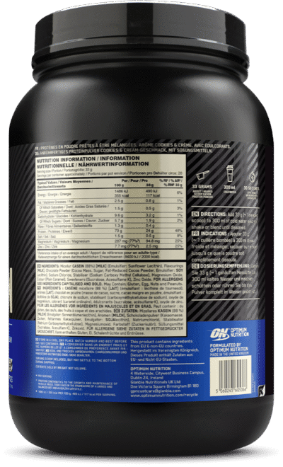 Gold Standard 100% Casein - Afbeelding 4