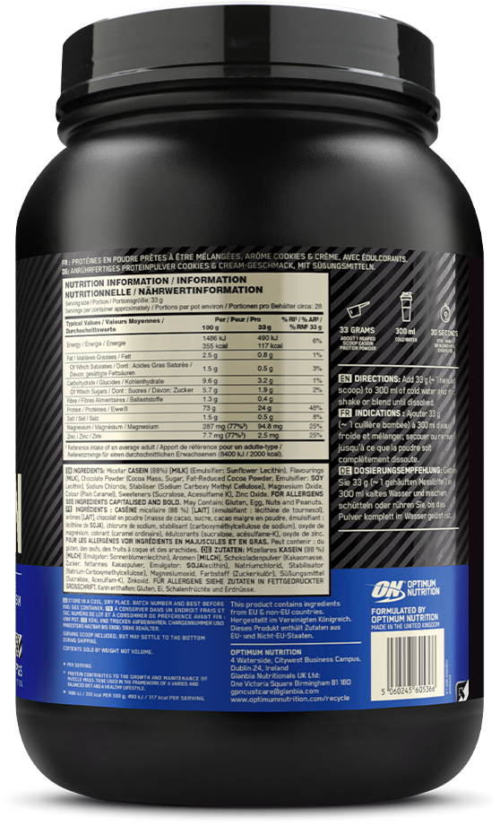 Gold Standard 100% Casein - Afbeelding 4