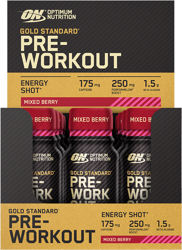 Gold Standard Pre-workout Shot – 12 x 60 ml - Afbeelding 3