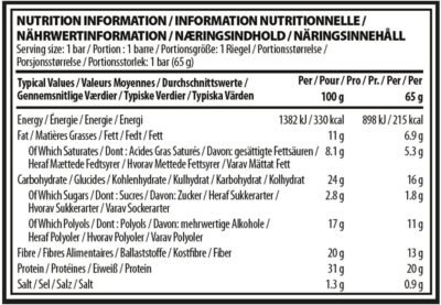 Protein Crisp Bar – 10 x  – Peanut Butter - Afbeelding 3