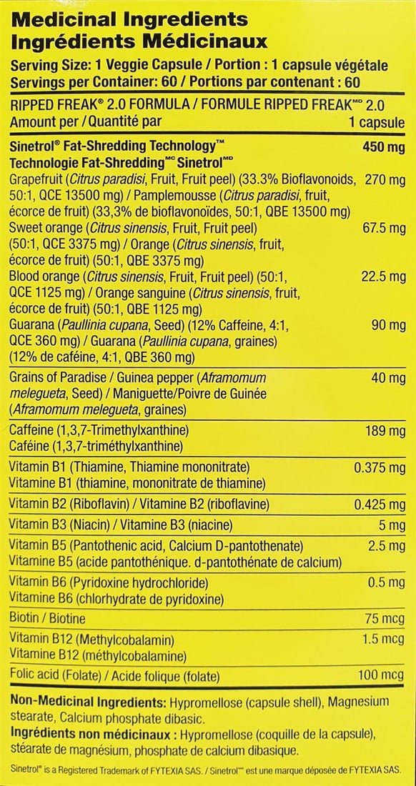 Ripped Freak 2.0 – 60 caps - Afbeelding 2