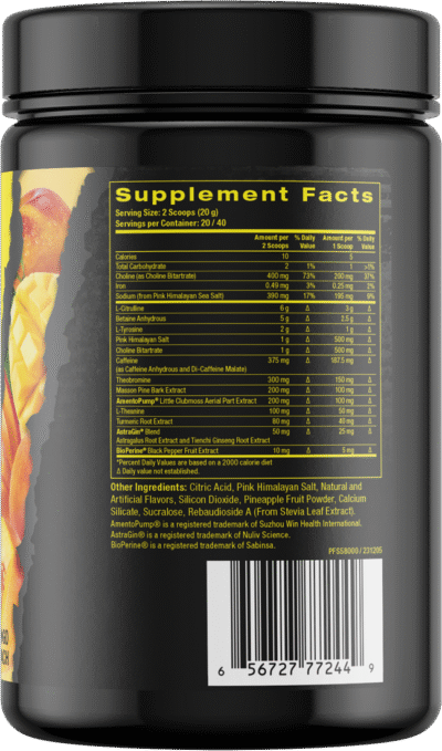Stacked Freak 3D Pre-workout –  – Mango Peach - Afbeelding 2