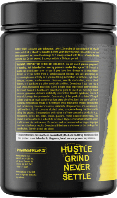 Stacked Freak 3D Pre-workout –  – Mango Peach - Afbeelding 3