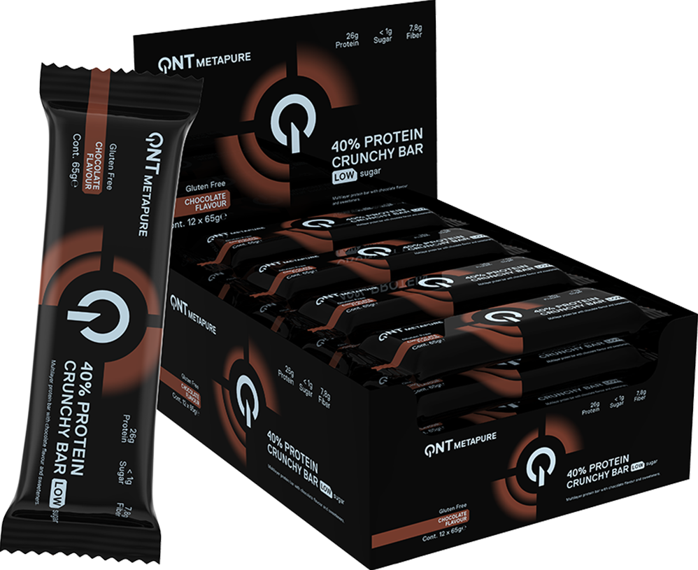 40% Protein Crunchy Bar – 12 x - Afbeelding 2
