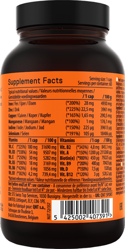 Daily Vitamins – 60 caps - Afbeelding 2