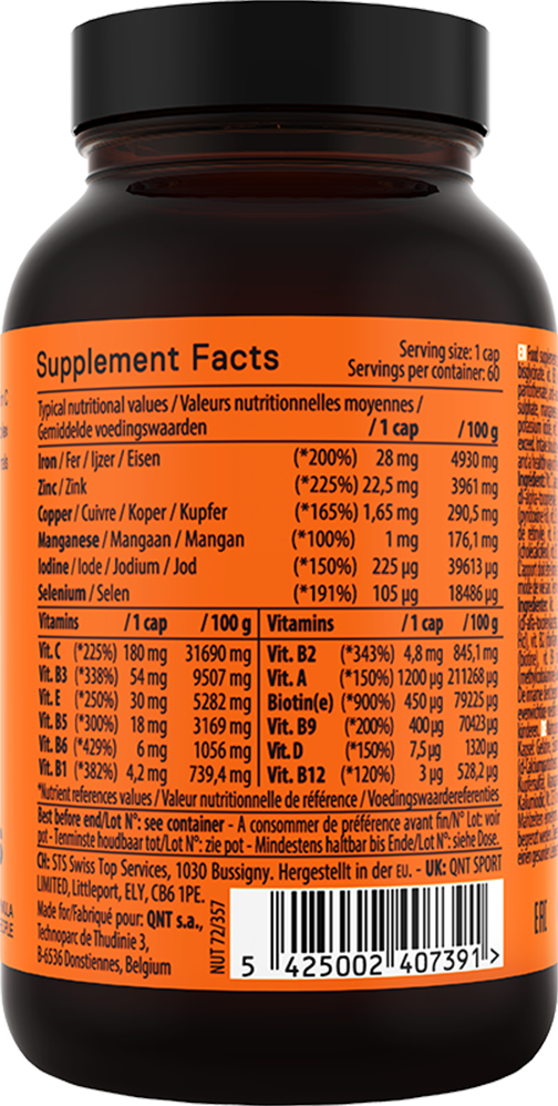 Daily Vitamins – 60 caps - Afbeelding 2