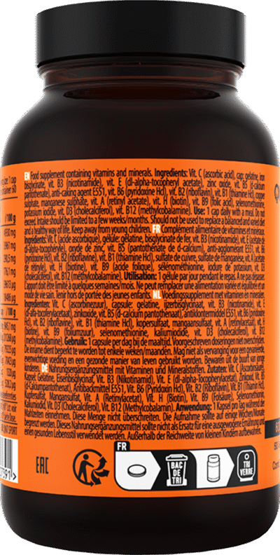 Daily Vitamins – 60 caps - Afbeelding 3