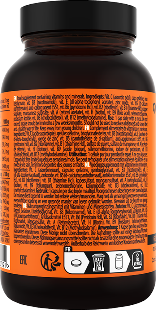 Daily Vitamins – 60 caps - Afbeelding 3