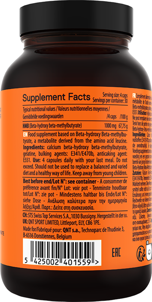 HMB – 120 caps - Afbeelding 2