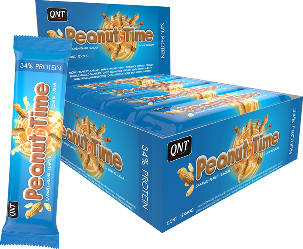 Peanut Time Bars 34% – 12 x