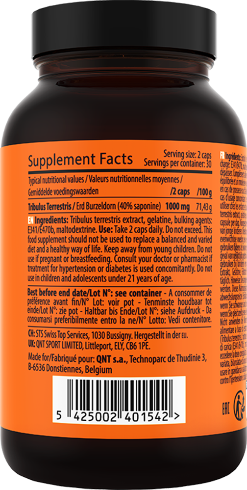 Tribulus Terrestris – 60 caps - Afbeelding 2