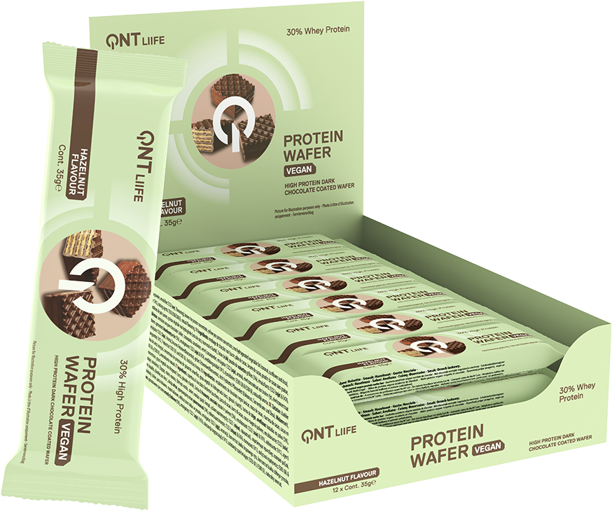 Vegan Protein Wafer – 12 x  – Hazelnut