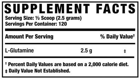 Glutamine XS – 300g - Afbeelding 2