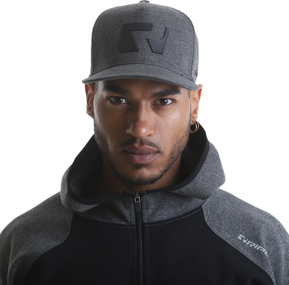 RCHAT724 Ript Snapback Hat – Grey Marl