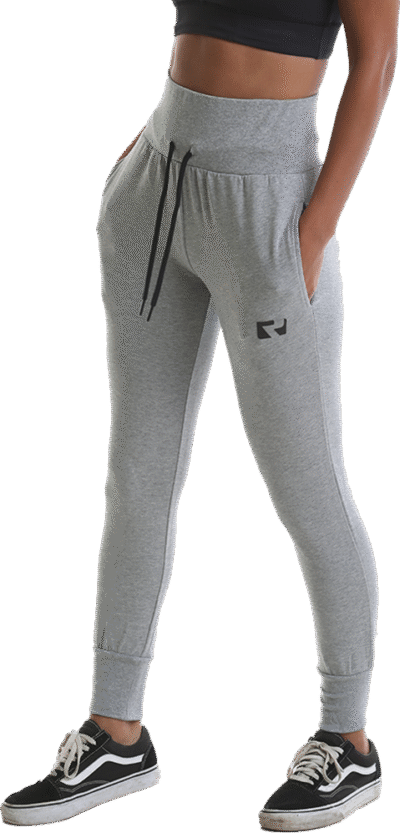 RCLPNT720 Ladies Deep Waist Jogpant – Grey