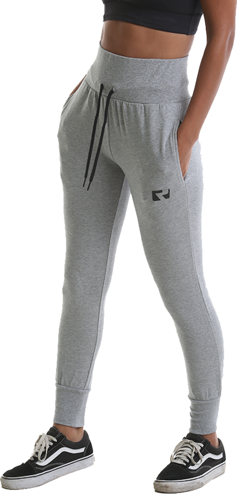 RCLPNT720 Ladies Deep Waist Jogpant – Grey