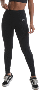 Ladies Deep Waist Legging – Black