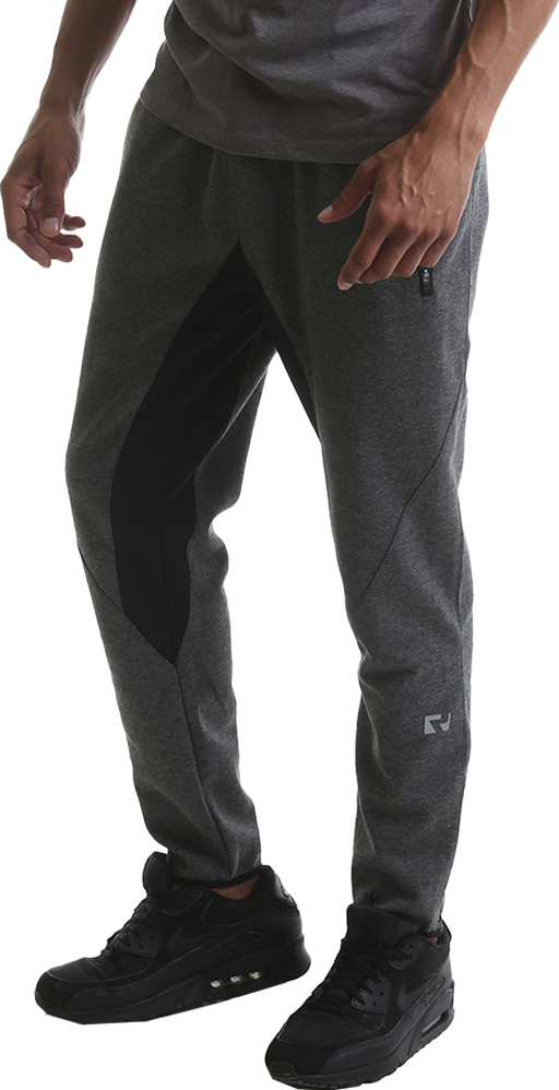 Mens Contrast Jog Pant – Grey