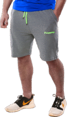 Mens Slimfit Tech Line Shorts – Grey