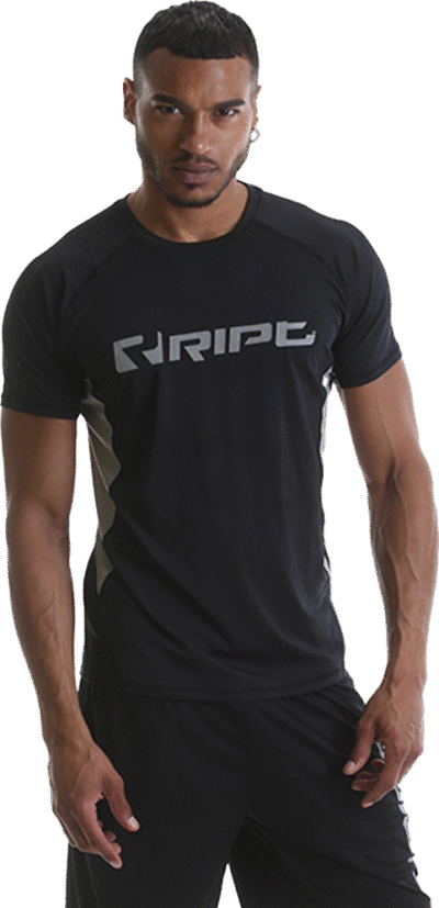Mens Contrast Shirt – Black