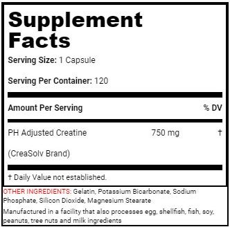 SAN Ph Modified Creatine - 120 caps - Afbeelding 2