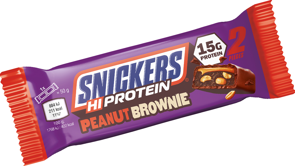 Snickers HiProtein Bar - 12 x  - Peanut Brownie - Afbeelding 2