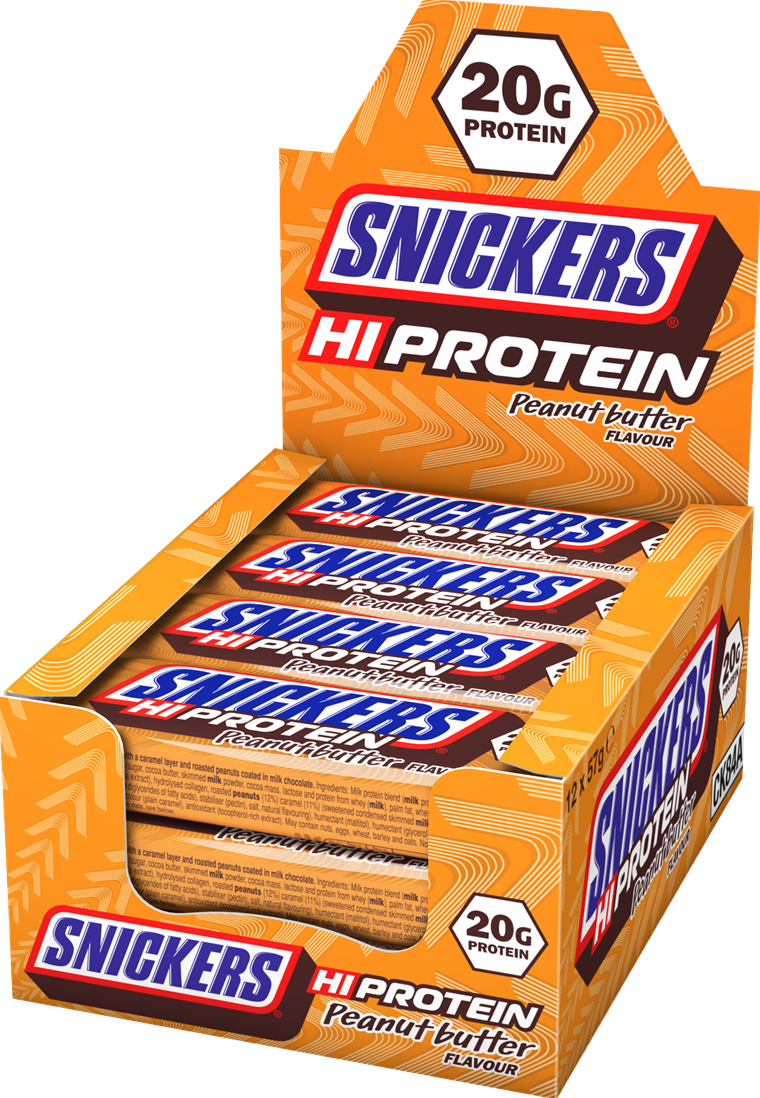 Snickers HiProtein Bar - 12 x  - Peanut Butter