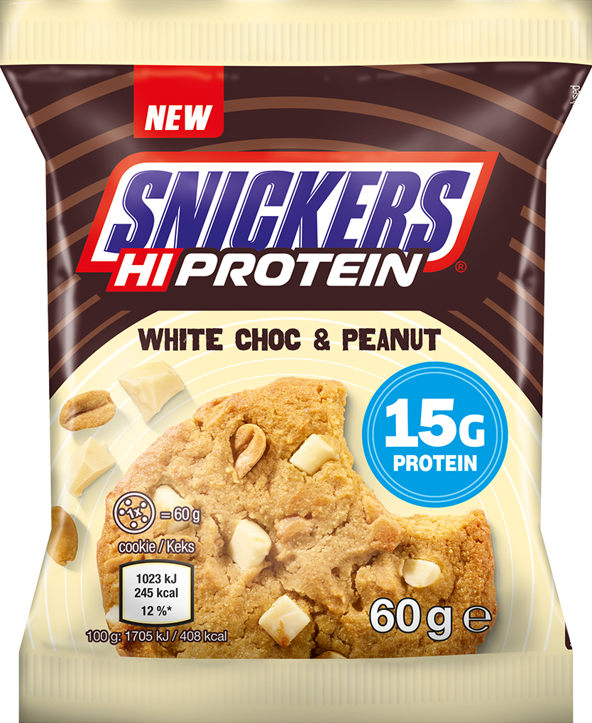 Snickers HiProtein Cookie - 12 x  - White Choc & Peanut - Afbeelding 2