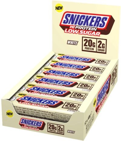 Snickers HiProtein Low Sugar Bar - 12 x  - White