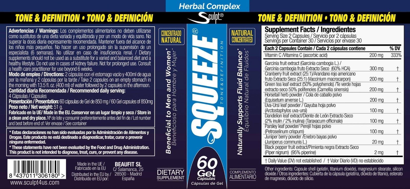 Squeeze – 60 caps - Afbeelding 3