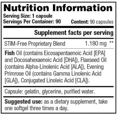 Black Burn Stim Free – 90 caps - Afbeelding 2