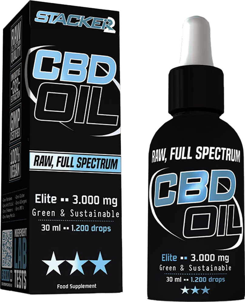 CBD Oil Elite – 3000 mg RAW – 30 ml