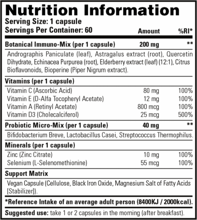 Immuno Stack –  60 caps - Afbeelding 2