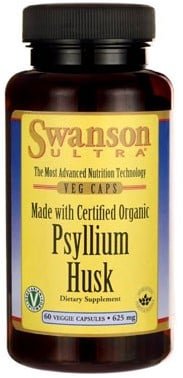 SW Psyllium Husk Certified Organic – 60 veg caps
