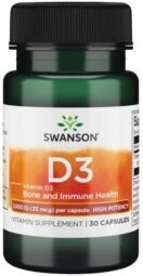 SW1241 Vitamin D3 – 1000IU – 30 caps
