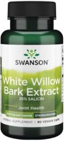 SWH226 White Willow Bark – 500mg – 60 veg caps