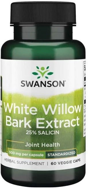SWH226 White Willow Bark – 500mg – 60 veg caps