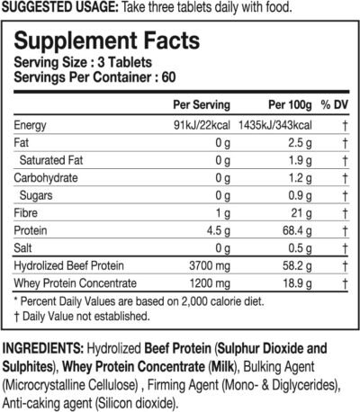 Tested Beef Amino 180 tabs - Afbeelding 2