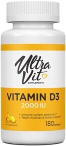 Vitamin D3 2000IU – 180 softgels
