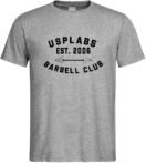 USP Barbell Club Slim-fit T-Shirt - Grey