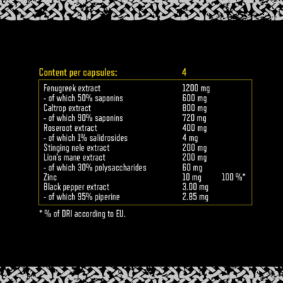 Odin Testo Booster – 120 caps - Afbeelding 2