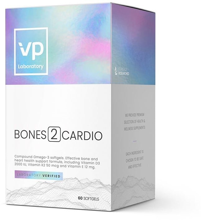 VPLab Bones2Cardio - 30 liquid caps - Afbeelding 2