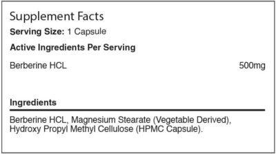 Berberine – 60 caps - Afbeelding 2