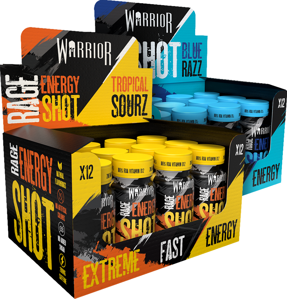 Rage Energy Shots – 12 x 60 ml