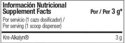 One Raw Creatine Kre-alkalyn - Afbeelding 2